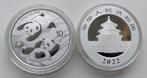Zilveren 30 gr Panda 2022., Ophalen of Verzenden, Losse munt, Zilver
