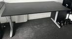 IKEA Galant Bureau Zwart 160x80, Ophalen, In hoogte verstelbaar, Gebruikt, Bureau