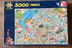 Jan van Haasteren Puzzel 3000 Stukjes, Ophalen, Meer dan 1500 stukjes, Gebruikt, Legpuzzel