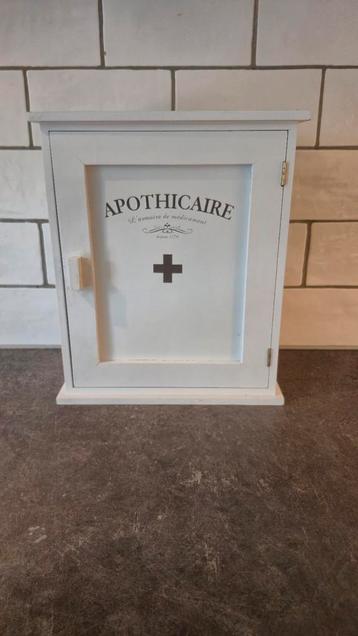 Houten Medicijnkastje - Apothecaire Stijl beschikbaar voor biedingen