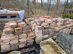 Tuinblokken / Muurblokken rood, Gebruikt, Overige typen, Ophalen of Verzenden, 10 m² of meer