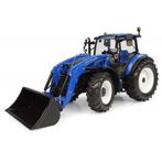 New Holland T5.120 Dual Command met voorlader 655 LU, Hobby en Vrije tijd, Modelauto's | 1:32, Tractor of Landbouw, Universal hobbies