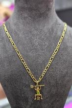 Figaro 14k goud ketting, Nieuw, Ophalen of Verzenden, Goud, Goud