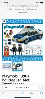 Playmobiel politieauto incl toebehoren, Ophalen, Zo goed als nieuw