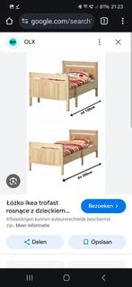 Ikea kinder(groei)bed Trofast, Gebruikt, Matras, 70 tot 85 cm, Ophalen