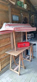 Frans oud nostalgisch marktkraam., Antiek en Kunst, Curiosa en Brocante, Ophalen