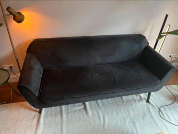 Fluwelen bank 2,5 zits