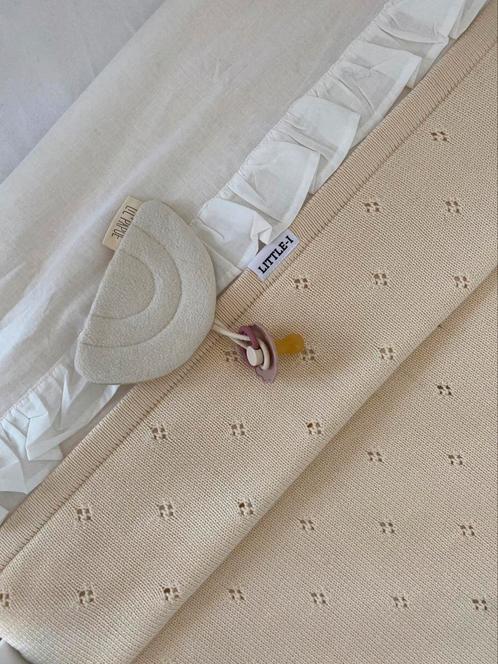 Little-i ledikantdeken Sand, Kinderen en Baby's, Dekens, Slaapzakjes en Inbakerproducten, Nieuw, Deken, 100 cm of meer, Ophalen of Verzenden