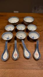 Chinese rijstkommen en lepels, Ophalen of Verzenden