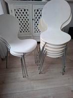 'Vlinder' stoelen wit, Ophalen of Verzenden, Gebruikt, Wit