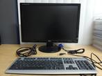 Aangeboden: LG monitor 52 x 34 cm, incl. toetsenbord, Gebruikt, VGA, Ophalen