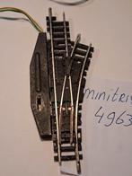 Minitrix elektrische wissel rechts, Hobby en Vrije tijd, Gebruikt, Gelijkstroom, Trix, Rails