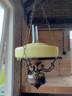 Hanglamp, kroonluchter, glas, vintage, Antiek en Kunst, Ophalen