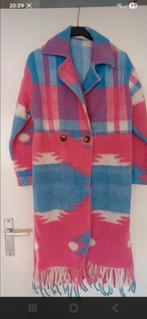 Vrolijke gekleurde jas, maat L, Kleding | Dames, Jassen | Winter, Made in Italy, Overige kleuren, Maat 42/44 (L), Nieuw