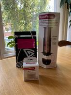 Aeropress (nieuw in doos) + microfilters + Rumbaba koffie, Witgoed en Apparatuur, Koffiezetapparaten, Overige modellen, Nieuw
