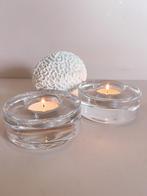 Orrefors Zweden Theelichthouder - Simpel & Mooi, Overige materialen, Wit, Ophalen of Verzenden, Zo goed als nieuw