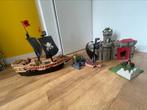 Playmobiel kasteel piratenschip eiland, Kinderen en Baby's, Speelgoed | Playmobil, Gebruikt, Ophalen of Verzenden