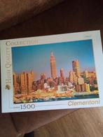 Legpuzzel, Manhattan skyline. 1500 stukjes. Clementon, Hobby en Vrije tijd, Denksport en Puzzels, Ophalen of Verzenden, Zo goed als nieuw