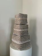 Offermanden beige, Nida store, Nida store, Rond, Nieuw