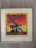 Zeefdruk van Dominique martin, Antiek en Kunst, Kunst | Litho's en Zeefdrukken, Ophalen