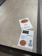 8mm Sand stone XL tegel laminaat   €20,50m2, Crème, 75 m² of meer, Niet ingevuld, Nieuw