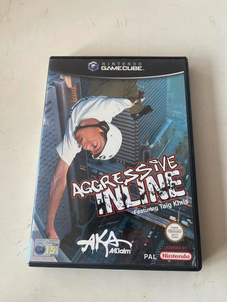 Aggressive Inline - Gamecube - compleet, Spelcomputers en Games, Games | Nintendo GameCube, Gebruikt, Sport, 1 speler, Vanaf 12 jaar