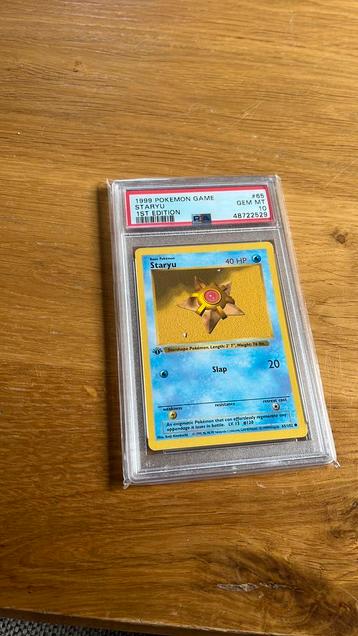 PSA 10 Staryu !1st Edition! Base Set #65 beschikbaar voor biedingen