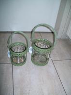 bloem vazen 2 nieuw merk countryfield, Overige materialen, Nieuw, Ophalen of Verzenden, Minder dan 50 cm