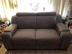 Lederen zitbank twee persoons, Huis en Inrichting, Banken | Bankstellen, Ophalen, 150 tot 200 cm, Tweepersoons, Zo goed als nieuw