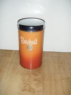 Vintage beschuitblik,Brabantia.Terra kleur,jr'70,retro, Ophalen of Verzenden, Gebruikt, Beschuit, Overige merken