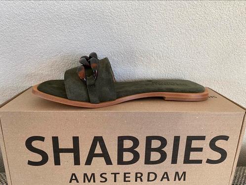 Shabbies Amsterdam slippers bottle green, Kleding | Dames, Schoenen, Nieuw, Groen, Ophalen of Verzenden