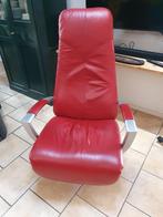 luxe elegante relaxfauteuil monomove jr, Huis en Inrichting, Stoelen, Ophalen, Gebruikt, Metaal, Eén