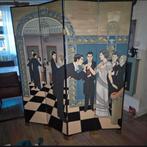 Handgeschilderd kamerscherm one of a kind, Huis en Inrichting, Woonaccessoires | Kamerschermen, Ophalen, Gebruikt