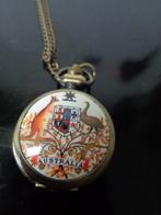 Oud dames horloge met halsketting, Ophalen of Verzenden