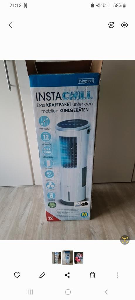 Insta cooler, Witgoed en Apparatuur, Airco's, Gebruikt, Minder dan 60 m³, Ophalen of Verzenden