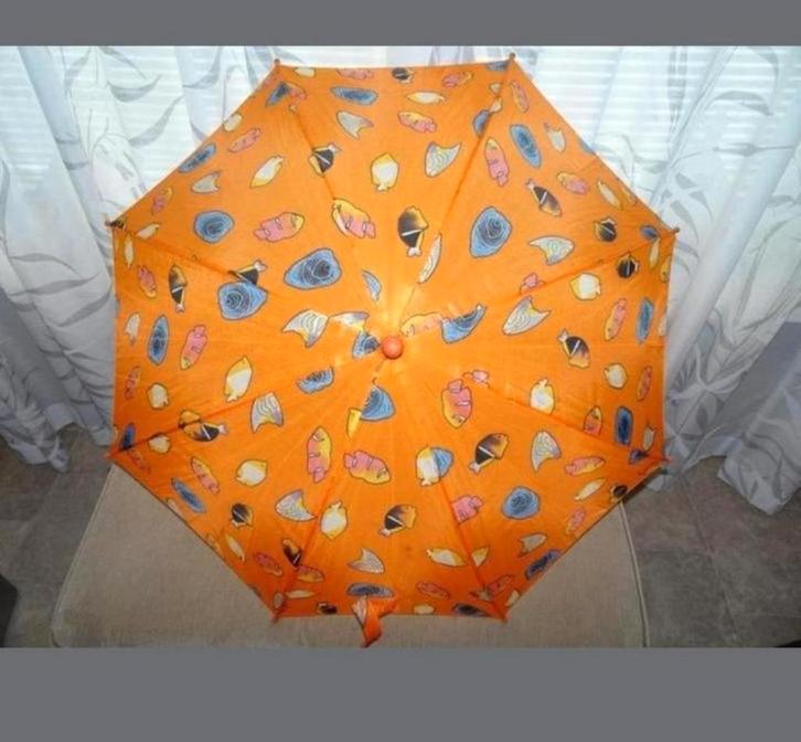 vissen paraplu voor de kleine vissers onder ons : ), Dieren en Toebehoren, Vissen | Aquariumvissen, Vis