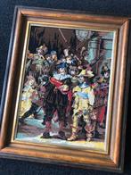 Geborduurde Nachtwacht, Ophalen