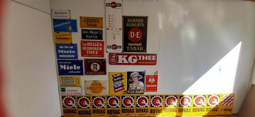 emaille reclameborden verkoop door verhuizing, Verzamelen, Merken en Reclamevoorwerpen, Gebruikt, Reclamebord, Ophalen of Verzenden