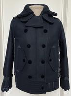 Moncler wollen jas, Kleding | Dames, Zwart, Moncler, Ophalen of Verzenden, Zo goed als nieuw