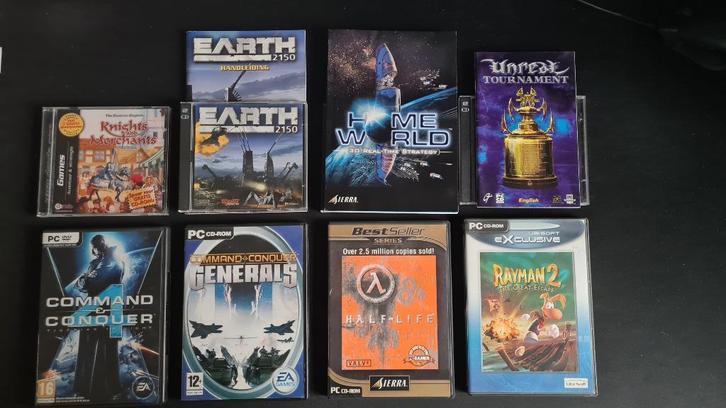 PC games 8X, Spelcomputers en Games, Games | Pc, Gebruikt, 1 speler, Vanaf 12 jaar, Ophalen of Verzenden