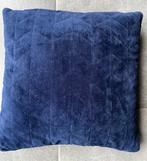 Sierkussen velvet donkerblauw 40x40, Ophalen of Verzenden, Nieuw, Blauw, Vierkant