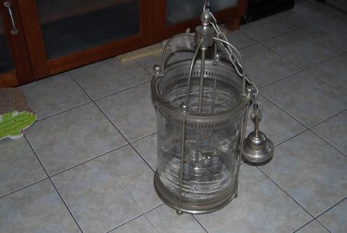 Stallampen, set 2 stuks, oud!! Exclusief hand gemaakt glas!!, Antiek en Kunst, Curiosa en Brocante, Ophalen
