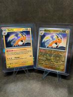 Raichu [Reverse Holo] #19 019/091 (Pokemon Paldean Fates), Ophalen of Verzenden, Zo goed als nieuw, Losse kaart