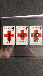 Gibraltar 569/71 rode kruis post fris/23.32, Ophalen of Verzenden, Overige thema's
