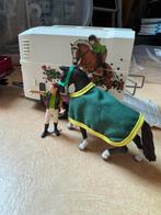Schleich auto met trailer, Verzamelen, Speelgoed, Ophalen of Verzenden, Zo goed als nieuw