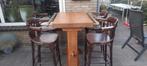 Sta tafel met 4 stoelen, Ophalen of Verzenden, Zo goed als nieuw