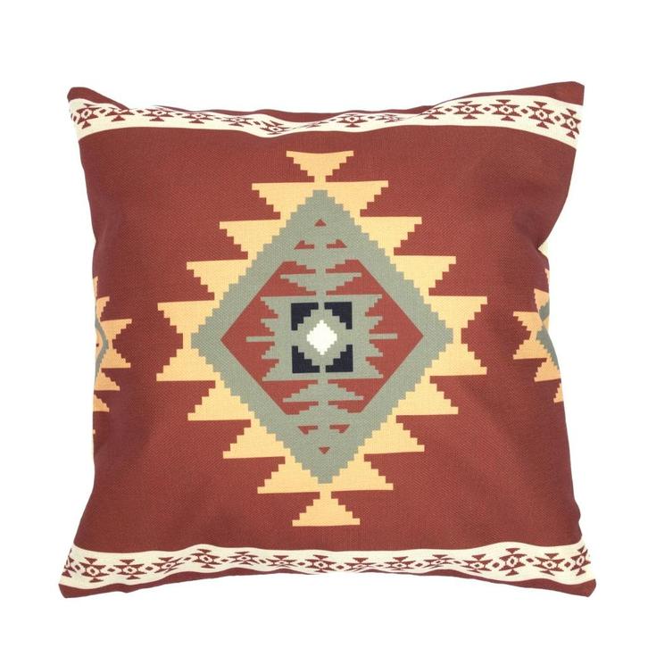 Aztec kussenhoes Alvaro linnenlook| 45 x 45 cm, Huis en Inrichting, Woonaccessoires | Kussens, Nieuw, Beige, Vierkant, Verzenden