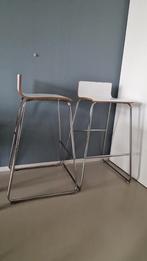 2 Ikea barkrukken, Huis en Inrichting, Barkrukken, 2 krukken, Ophalen, Gebruikt, 60 tot 90 cm