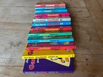 12 Garfield Pocket Boekjes - Jim Davis beschikbaar voor biedingen