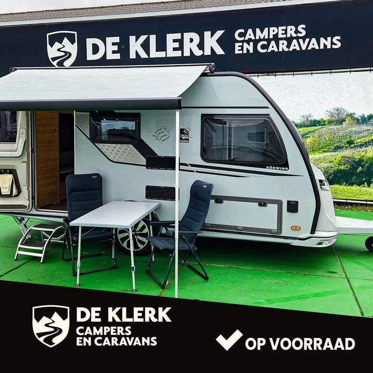 Knaus SUDWIND 420 QD Black Selection Campovolo grey Showroom, Caravans en Kamperen, Caravans, Bedrijf, tot en met 3, 1000 - 1250 kg